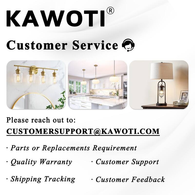 KAWOTI Geometric LED Vanity Light with Frosted Acrylic Shade - W24" x E4" x H4.25"