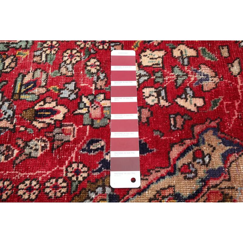 ECARPETGALLERY Hand-knotted Antalya Vintage Red Wool Rug - 6'5 x 10'1