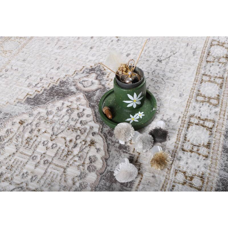 Viana Collection Modern Abstract Area Rug