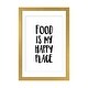 preview thumbnail 4 of 18, iCanvas "Food Is My Happy Place" by Pixy Paper Gold - 24x16x1