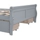 preview thumbnail 12 of 50, Full Wood Platform Bed with Drawers - Elegant Design, No Box Spring Needed