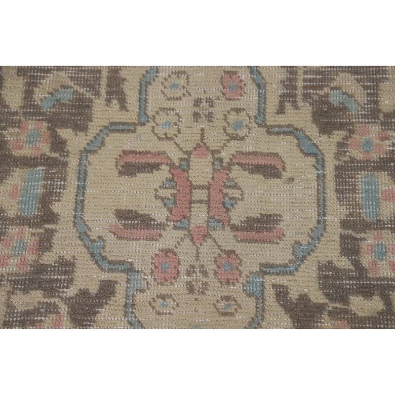 Medallion Tabriz Persian Area Rug Hand-Knotted Bedroom Wool Carpet - 6'4"x 9'3"
