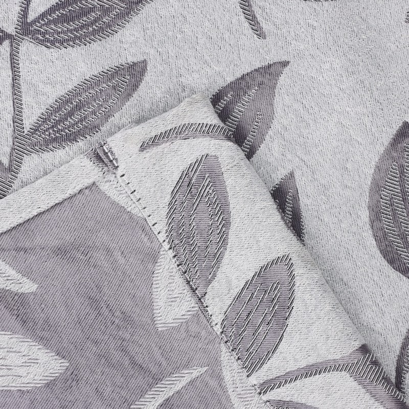 Superior Modern Bohemian Leaves Room Darkening Curtains with Grommets