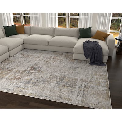 Domani Opulence Distressed In Nature Area Rug