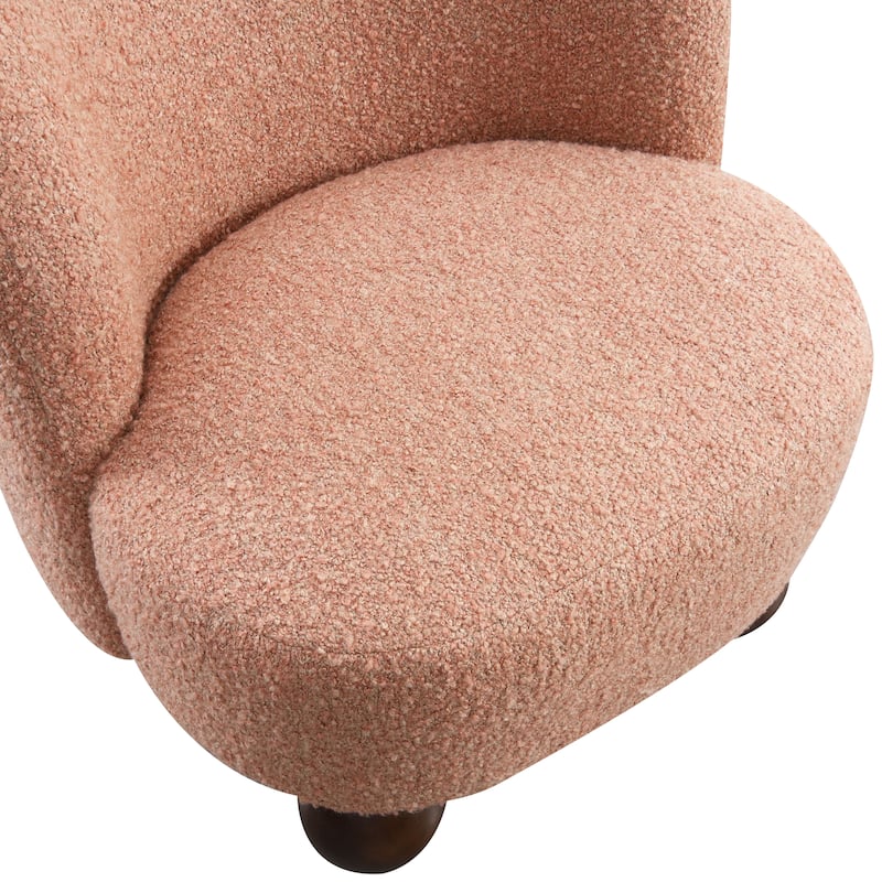 Furniture of America Velra Modern 28-inch Boucle Wing Accent Chair