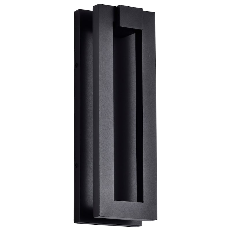 Nuvo Lighting 62/2301 Crew 15" Tall Outdoor LED Wall Sconce - Sand Black