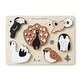 preview thumbnail 1 of 3, Wee Gallery Wooden Tray Puzzle - Birds