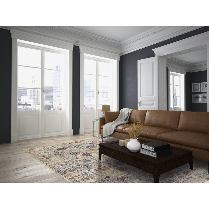 Domani Cassia Beige Traditional Persian Area Rug