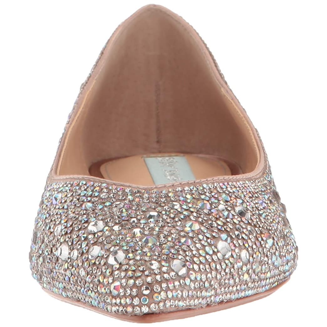 blue by betsey johnson jude evening flats