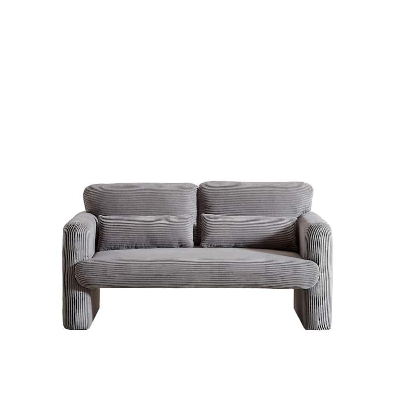 GDFStudio - Emiliano Sofa Set in Premium Corduroy with Elegant Design and Superior Comfort