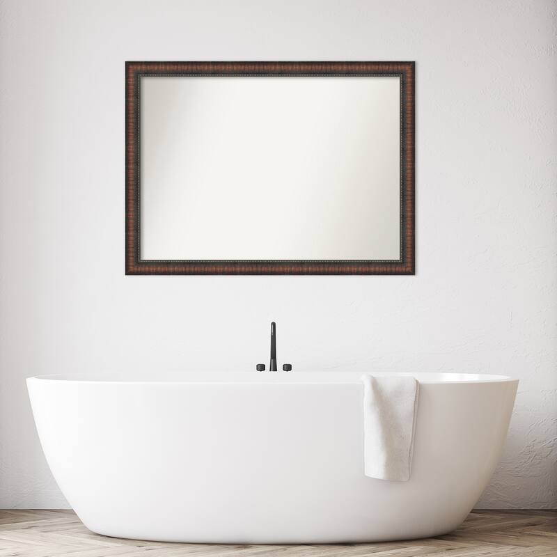 Caleb Brown Non-Beveled Framed Bathroom Vanity Wall Mirror - Caleb Brown
