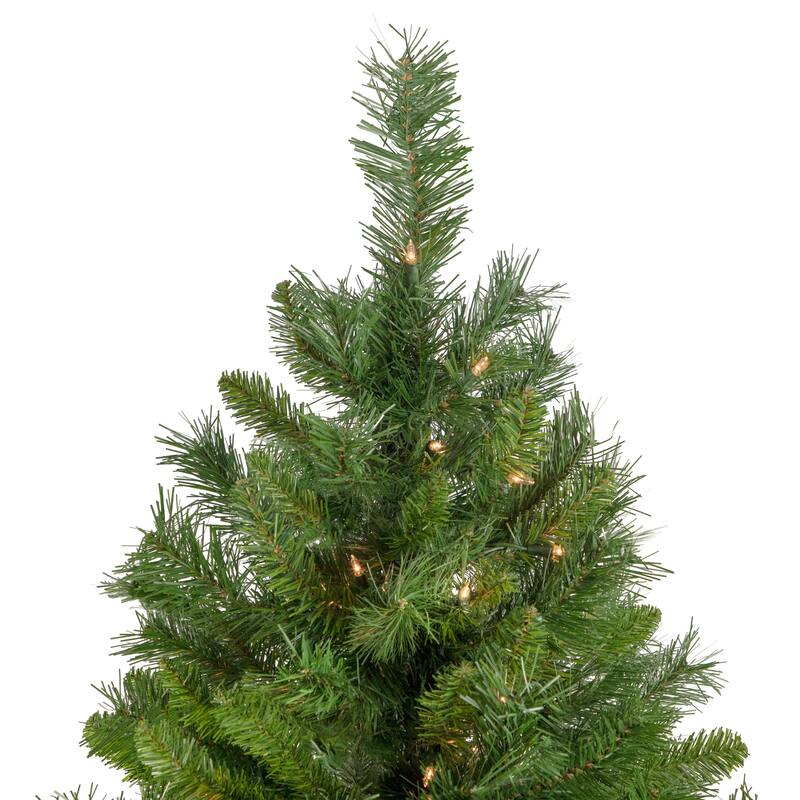 Pre-Lit Medium Chatham Pine Artificial Christmas Tree - 6.5' - Clear Lights - 6.5 Foot