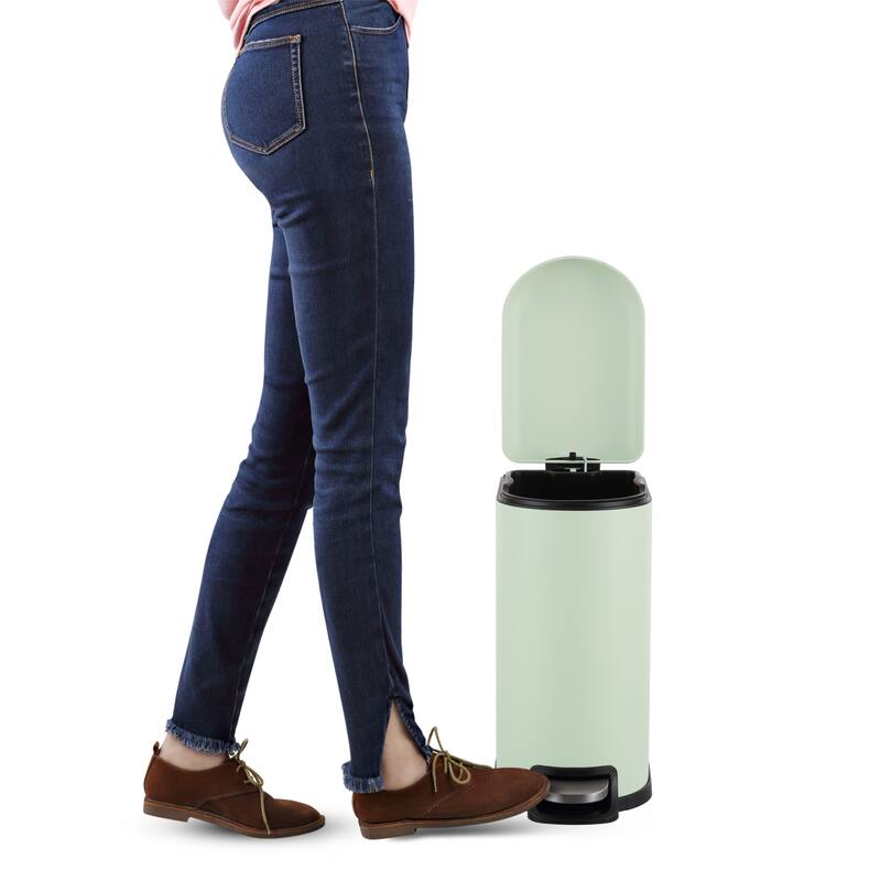 happimess Roland Mini Step-Open Trash Can