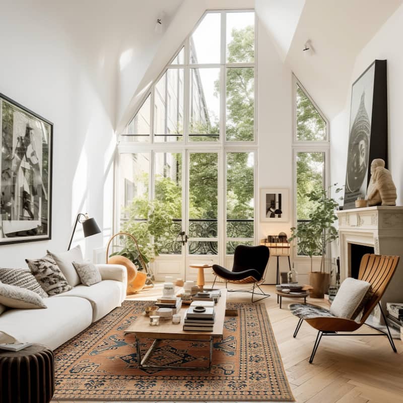 ECARPETGALLERY Hand-knotted Finest Ghazni Tan Wool Rug - 6'10 x 10'3