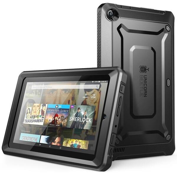 Shop Black Friday Deals On Fire 7 Case Supcase Amazon Fire 7 Tablet 5th Generation Unicorn Beetle Pro Series Amazon Fire 7 Case Black Black Overstock 16775221