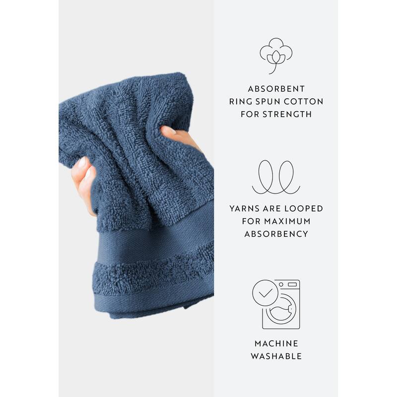 Becky Cameron 4-Piece Ultra Soft Cotton Hand Towel Set