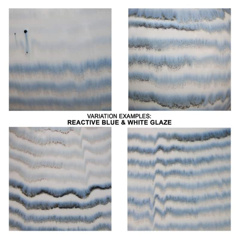 Alden Decor Mara Ceramic Wave Table Lamp