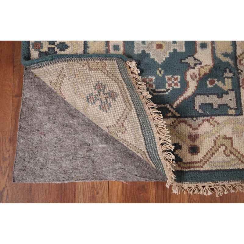 Transitional Oushak Oriental Runner Rug Handmade Wool Carpet - 2'6"x 9'11"