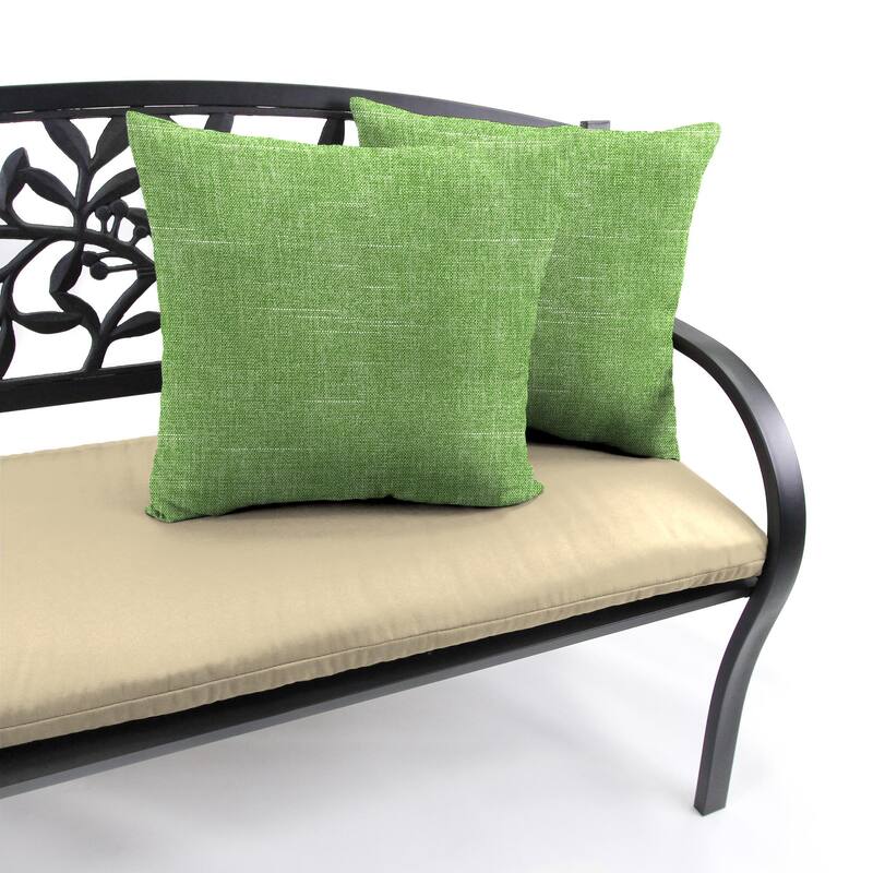 18" x 18" Outdoor Throw Pillow - Set of 2 - 18'' L x 18'' W x 4'' H