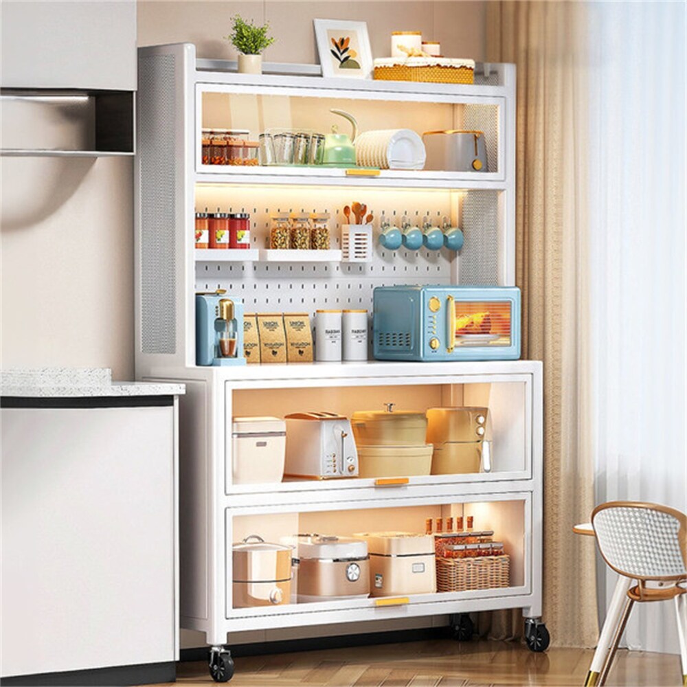 Metal pantry cabinet for clearance sale
