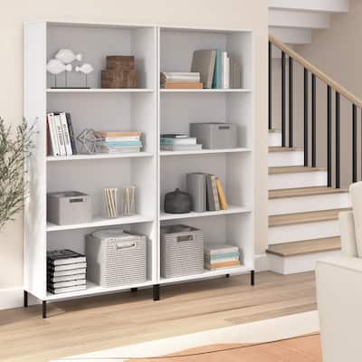 Essence 4 Shelf Bookcase Organizer - Set of 2 by Bush Furniture
