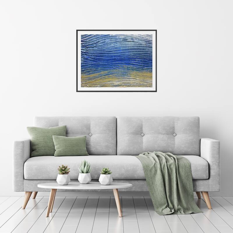 Desert Midnight Calm Framed Print Wall Art by Norman Wyatt Jr.