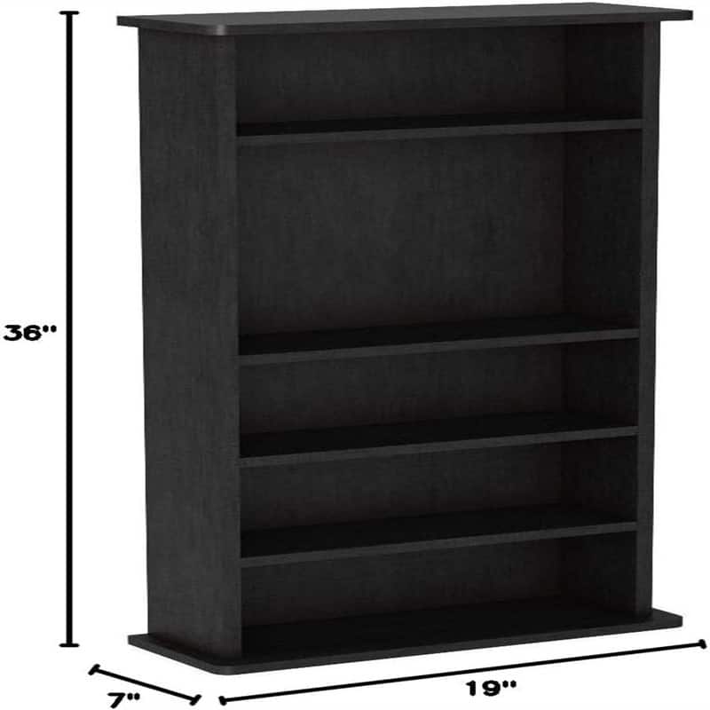 Media Storage Cabinet - 7"D x 19"W x 36"H