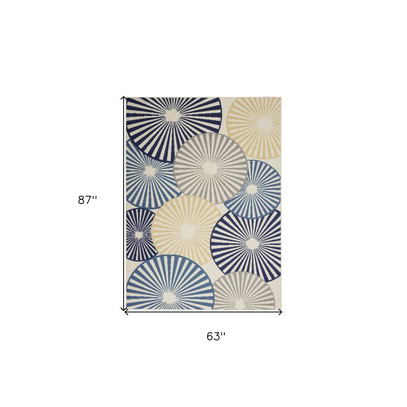 Lubet Power Loomed Geometric Modern Area Rug By HomeRoots