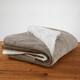 Great Bay Home Colorblock Sherpa Plush Bed Blanket