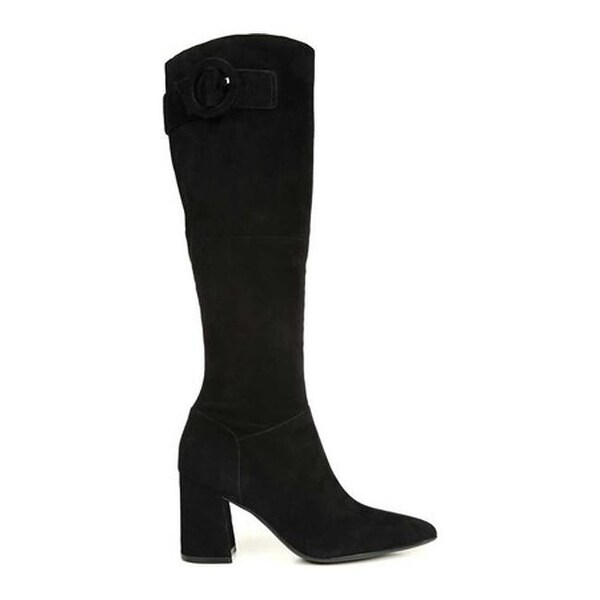 naturalizer black suede boots