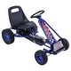 preview thumbnail 1 of 6, Costway 4 Wheels Kids Ride On Pedal Powered Bike Go Kart Racer Car Blue - Assembly Required