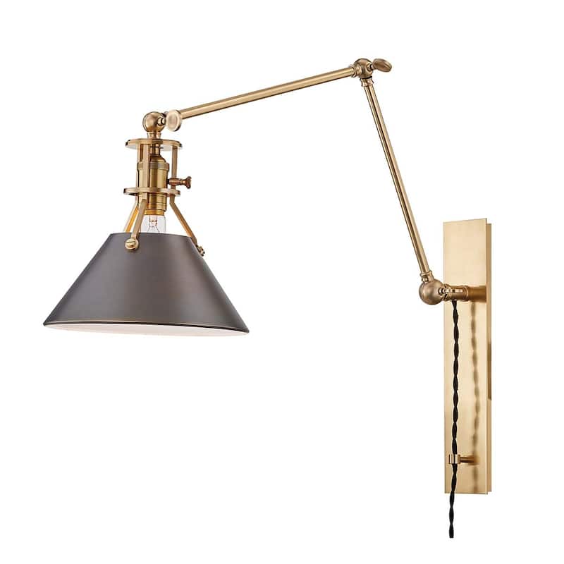 Hudson Valley Lighting Metal No.2 Single Light 23" Tall Wall Lamp