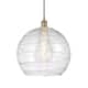 Option Antique Brass / Clear Deco Swirl