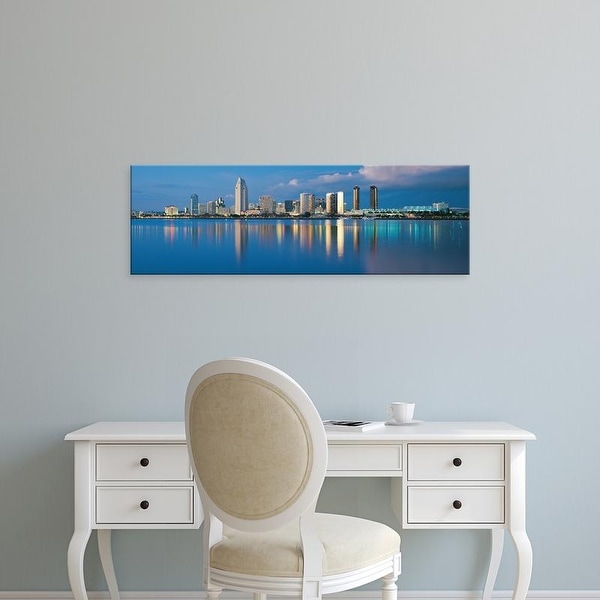 Easy Art Prints Panoramic Images's 'San Diego CA' Premium Canvas Art