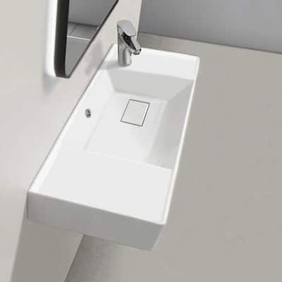 Nameeks CeraStyle 044700-U-One Hole Sharp 31-5/8" Rectangular Ceramic