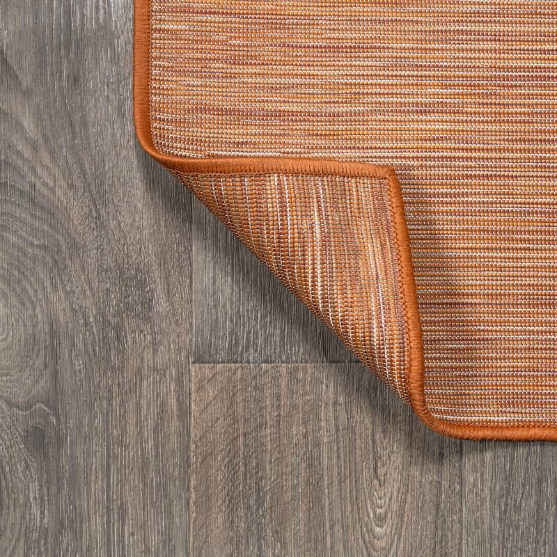JONATHAN Y Bo Modern Flatweave Solid Area Rug