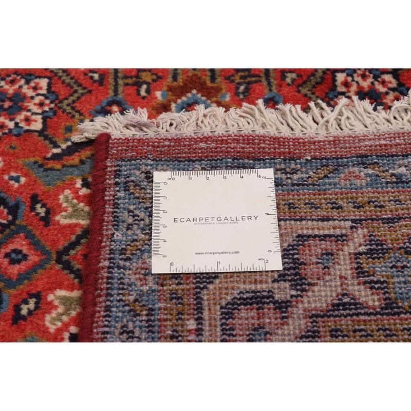 ECARPETGALLERY Hand-knotted Andelz Red Wool Rug - 3'3 x 9'7