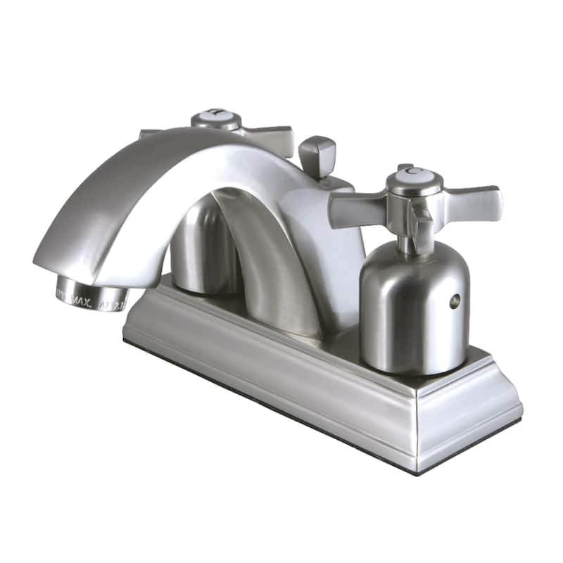 Kingston Brass Millennium 1.2 GPM Centerset Bathroom Faucet with - Brushed Nickel