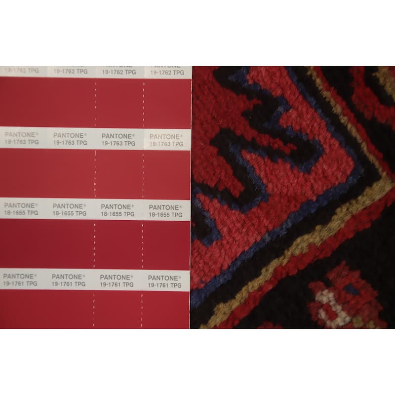Hand Knotted Oriental 100% Wool Carpet Traditional Medallion Red Heriz Area Rug - 9' 8'' X 6' 11''