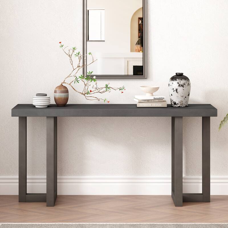 Geometric Design Console Table