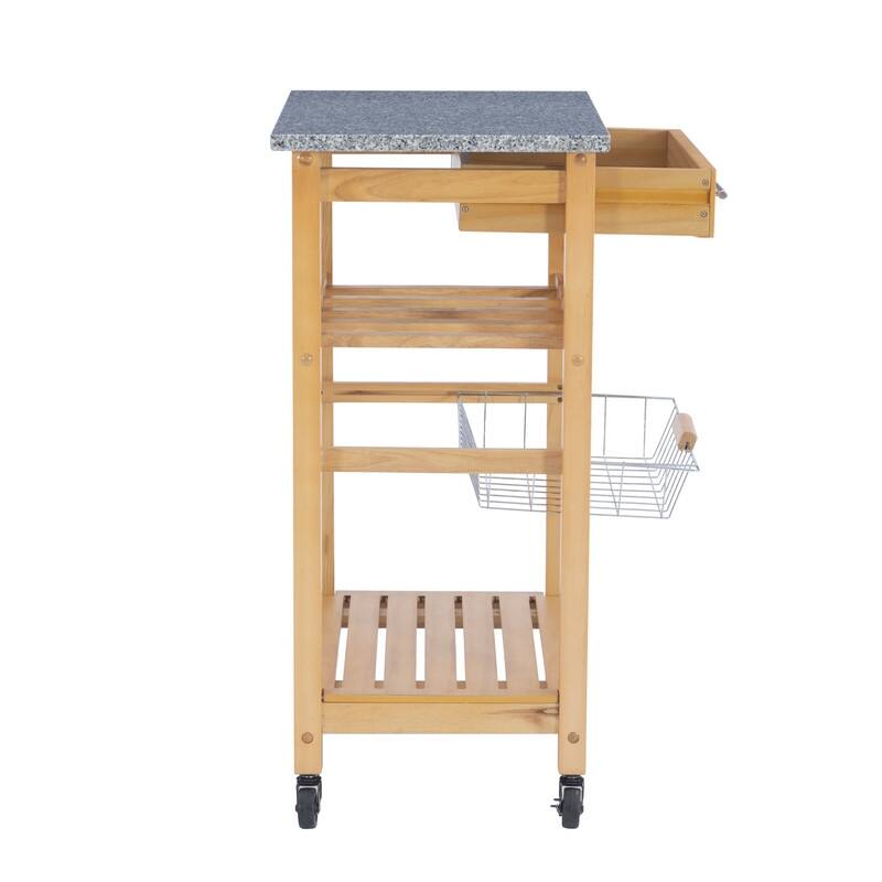 Jake Compact Mobile Rolling Kitchen Cart