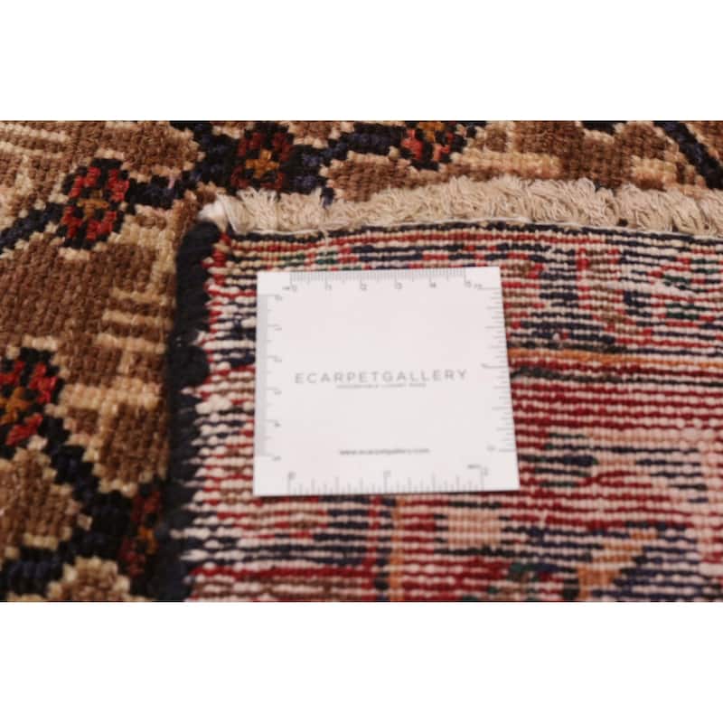 ECARPETGALLERY Hand-knotted Andelz Brown Wool Rug - 4'3 x 9'10