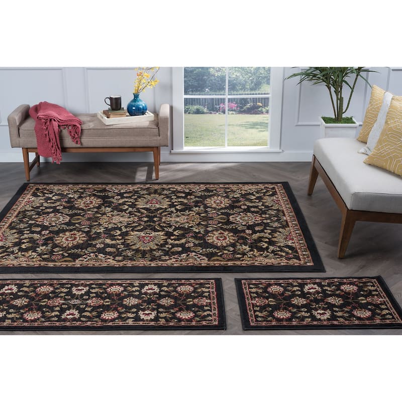 Lagoon Transitional Oriental Indoor Area Rug