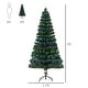 preview thumbnail 11 of 32, HOMCOM 6 ft. Prelit Artificial Christmas Tree with Stand, Colored Christmas Tree