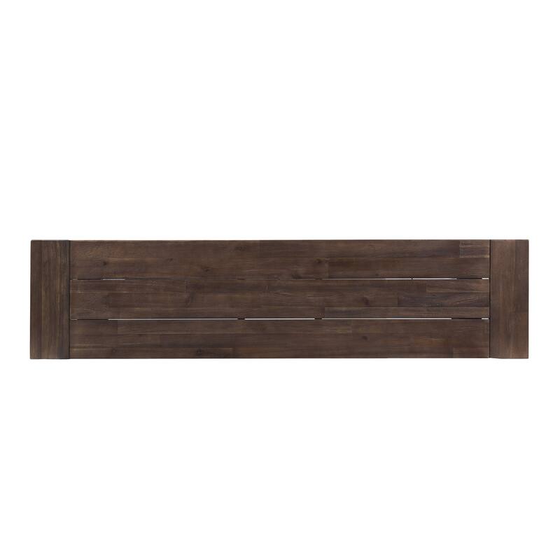 Carlisle Outdoor Acacia Wood Dining Bench by Christopher Knight Home