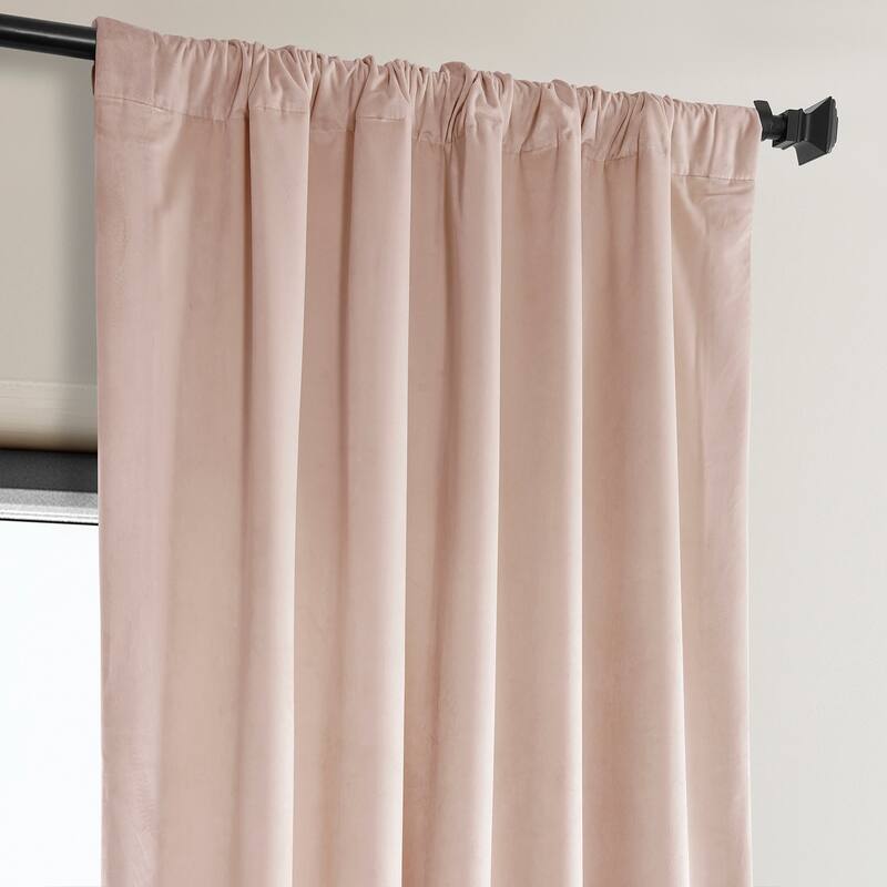 Exclusive Fabrics Heritage Plush Velvet Curtain (1 Panel)