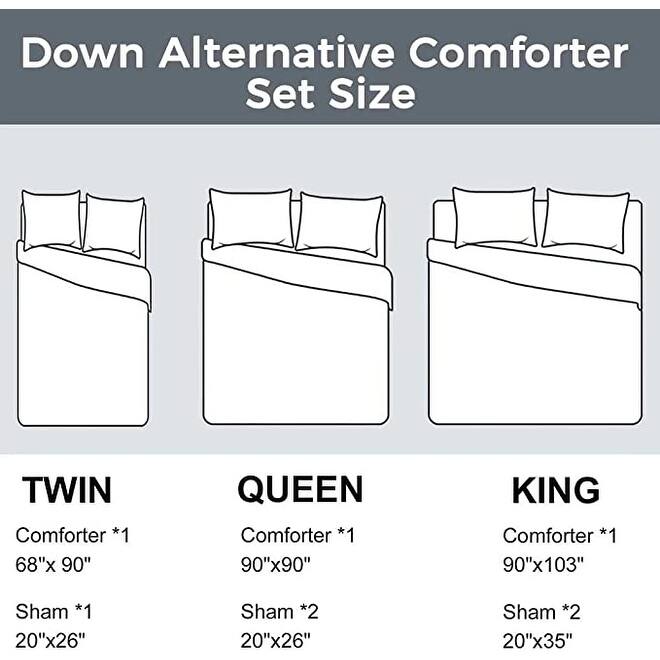 DCP All-season Reversible Bedding Comforter Set,Bed in a bag,