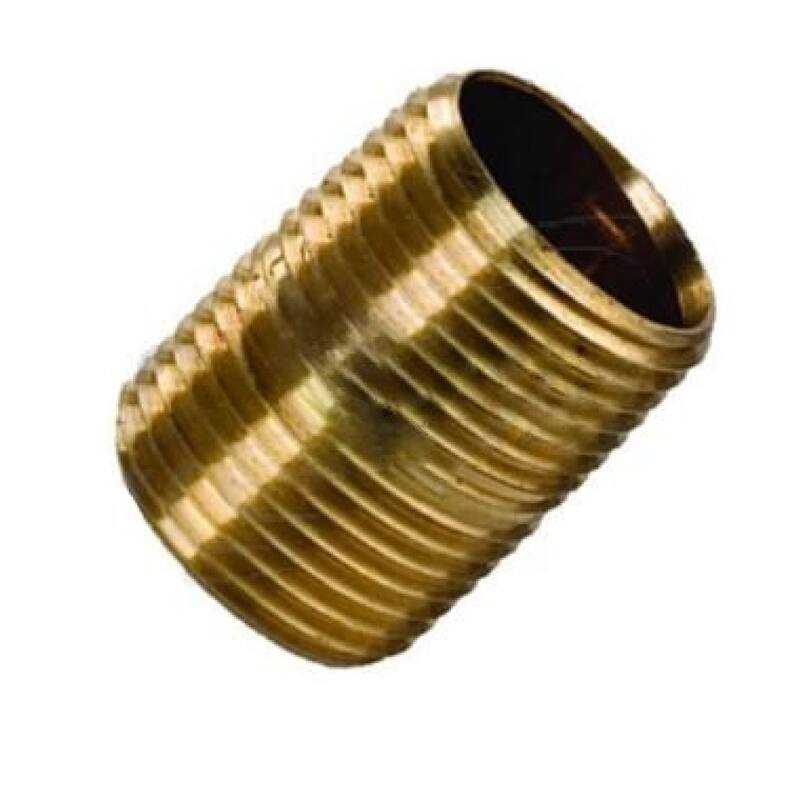 1 in. x 1 in. Round Bronze Nipple in Modern Style Bed Bath & Beyond