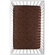 preview thumbnail 1 of 4, Sweet Jojo Designs Chocolate Brown Boy Fitted Mini Portable Crib Sheet Horseshoe Print for Western Cowboy Wild West Southern