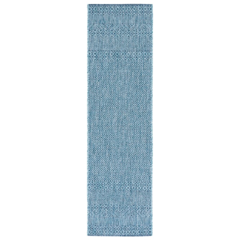 SAFAVIEH Courtyard Terezija Indoor/ Outdoor Waterproof Patio Backyard Rug